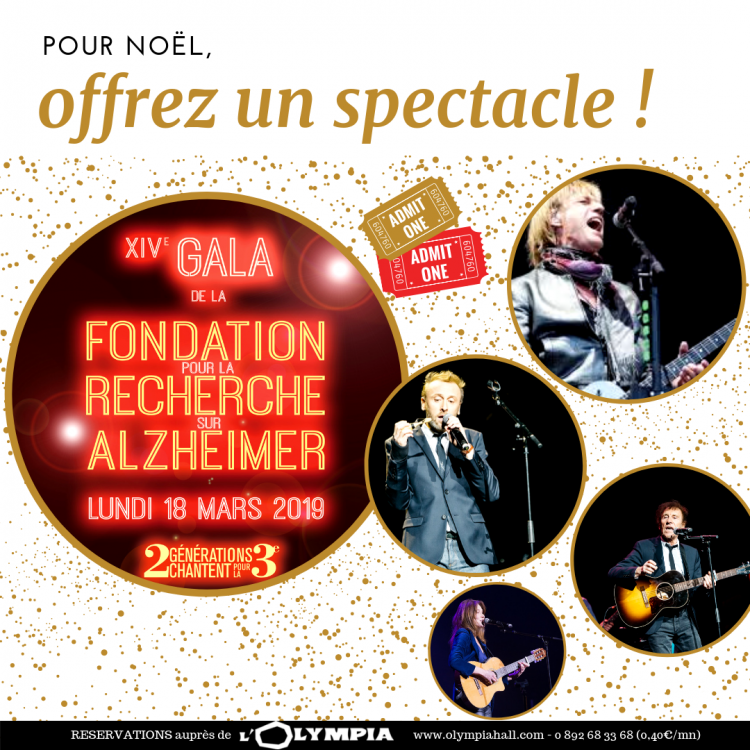 Noël approche: soutenez la recherche en offrant des billets pour un Gala unique