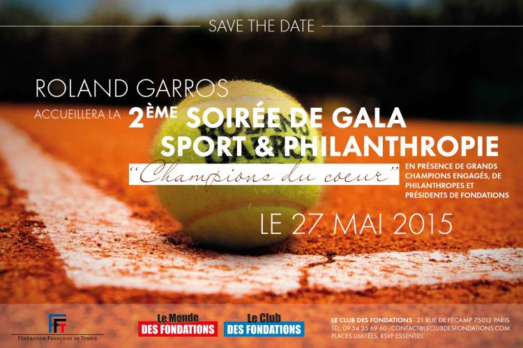 Jeu, set et ... philanthropie à Roland Garros !