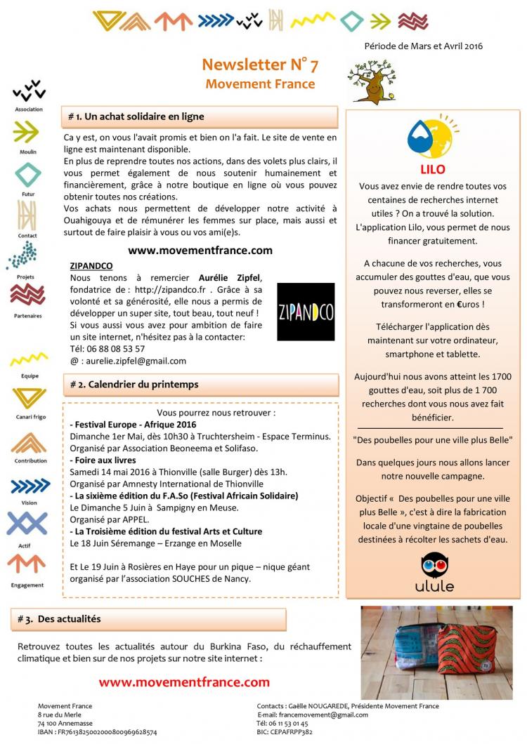 Newsletter N°7