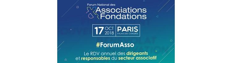 Venez nous rencontrer au Forum National des Associations et Fondations