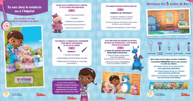 Une brochure pour informer les enfants aux couleurs de Docteur La Peluche