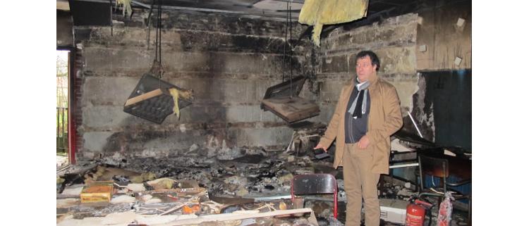 Une association humanitaire victime d'un incendie criminel à Templeuve