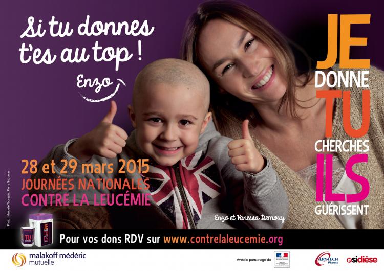 La deuxième édition des Journées Nationales Contre la Leucémie les 28 et 29 mars