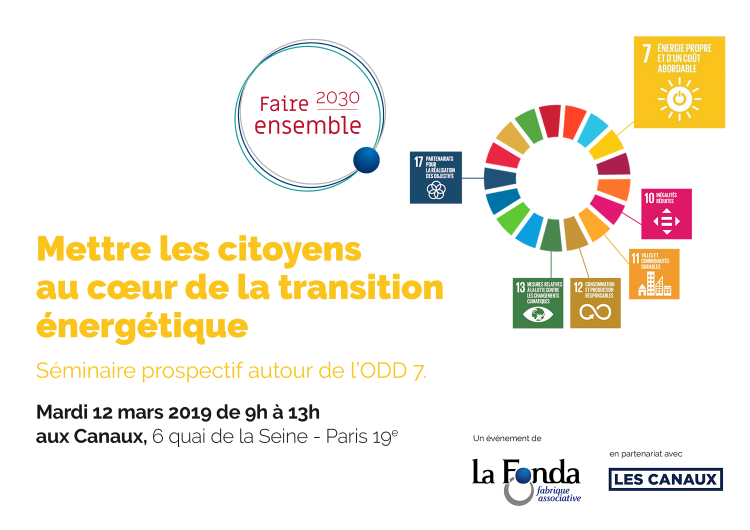Séminaire « Mettre les citoyens au cœur de la transition énergétique »