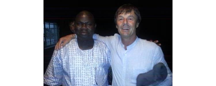 GERES Bénin échange avec Nicolas Hulot à Cotonou