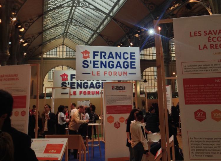 La France s’engage » au Carreau du Temple pour faire bouger la France