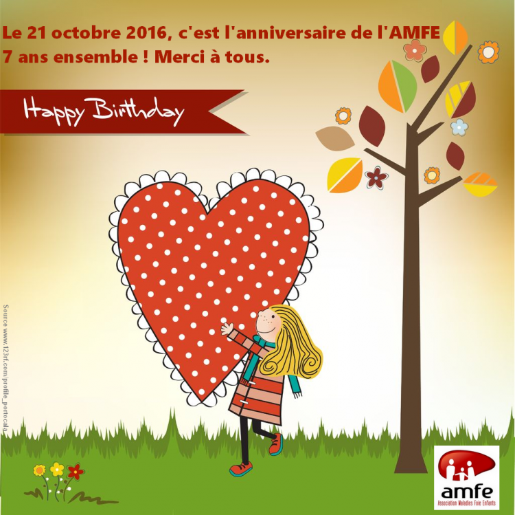 L'AMFE fête ses 7 ans et a besoin de vous !