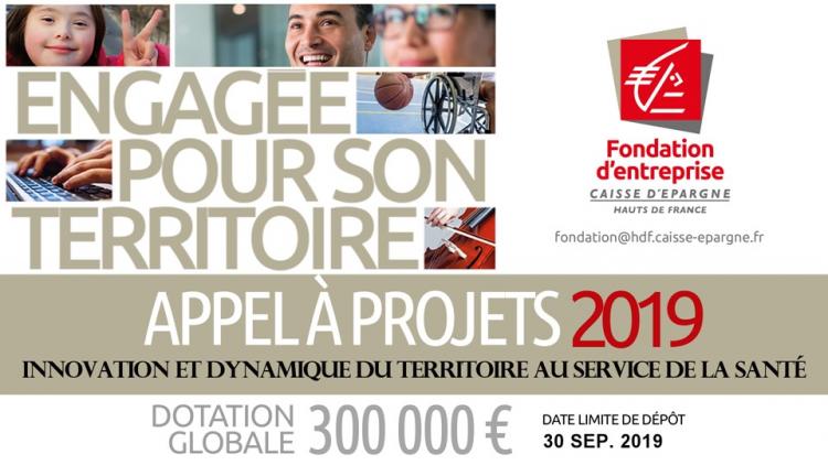 [Santé] 2ème appel à projets pour la Fondation Caisse d'Epargne Hauts de France