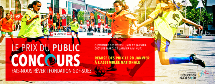 Prix du Public "Fais-nous Rêver" GDF Suez : Le sport au service de l'éducation