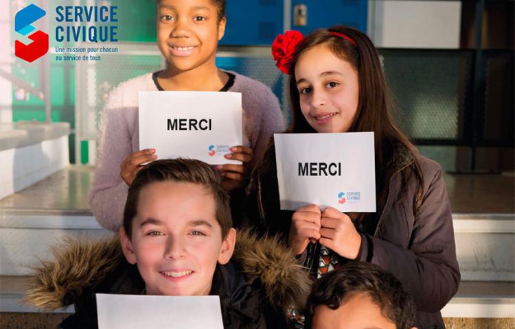 Service civique : merci !
