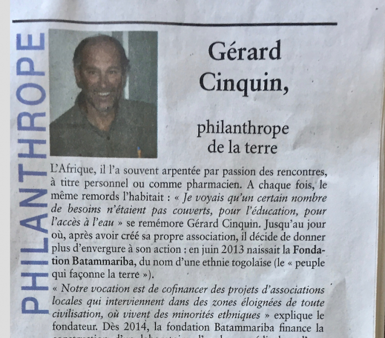 Fondation Batammariba sur le journal "Le Monde"
