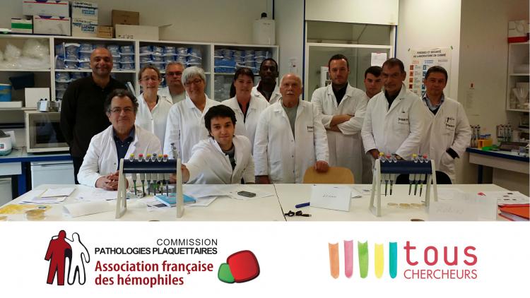 A la découverte des pathologies plaquettaires : stage " Tous chercheurs"