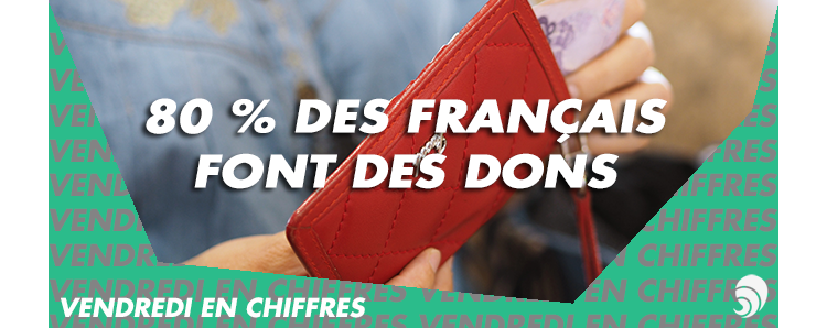 [CHIFFRE] 80 % des Français font des dons !