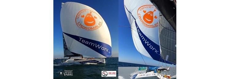 Maladies rares et Transat Jacques Vabre - Une Voile pour le Lysosome