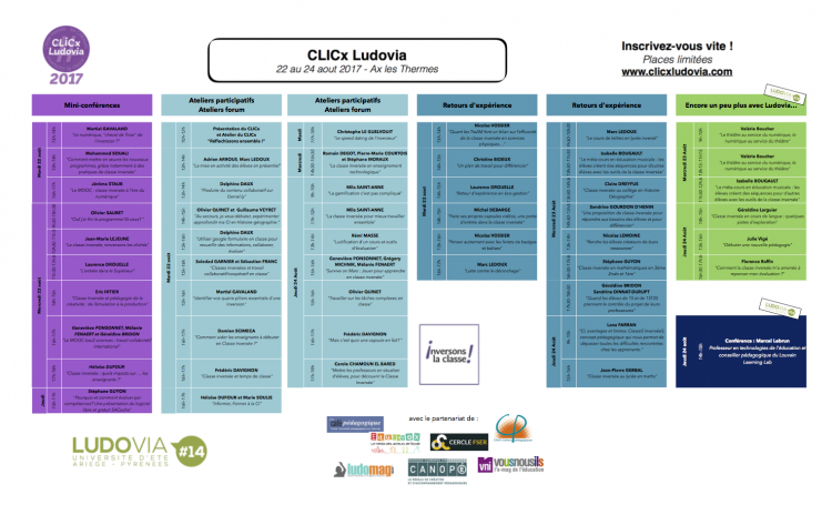 CLICx Ludovia : pour échanger et partager vos pratiques pédagogiques!