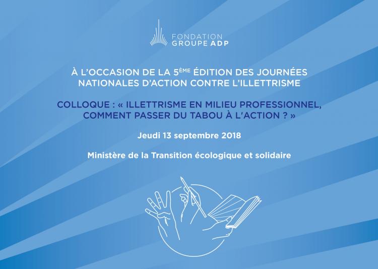 La Fondation du Groupe ADP se mobilise contre l'illettrisme au travail