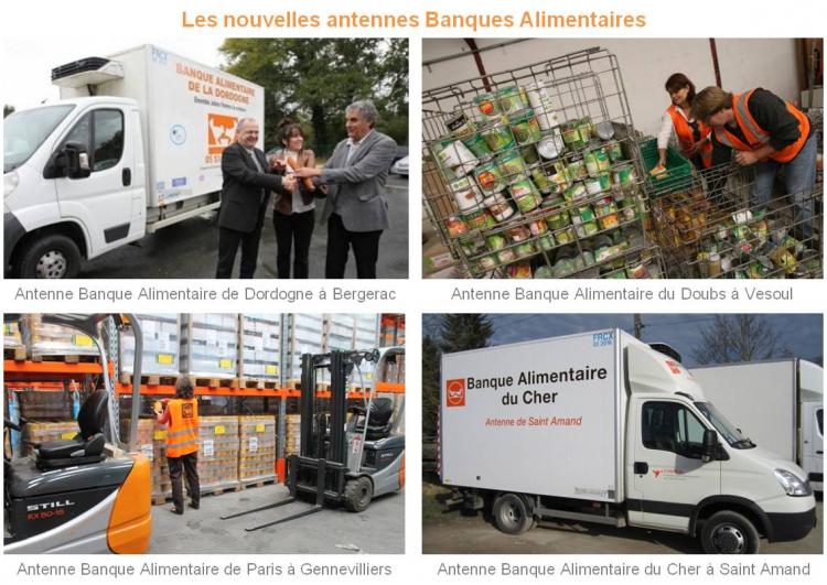 De nouvelles antennes pour les Banques Alimentaires