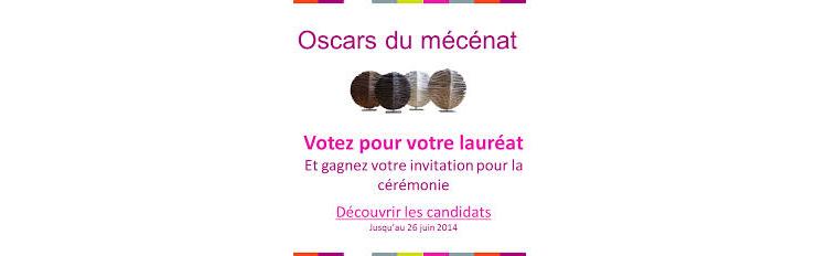 Votez pour l'Oscar du mécénat 2014 !