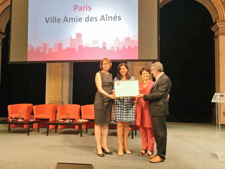 L'OSE présente à l'adhésion de Paris au réseau des Villes Amies des Aîné
