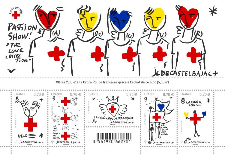 [MERCREDI EN IMAGES] Une nouvelle série de timbres au profit de la Croix-Rouge  