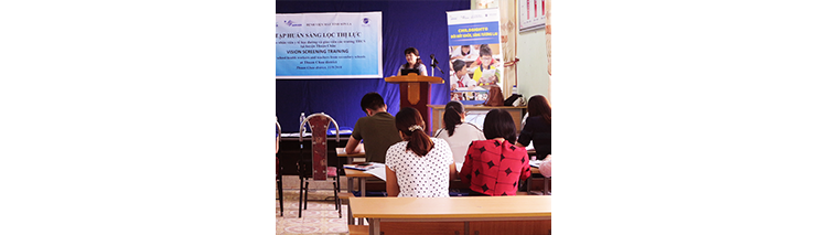 Lancement du projet ChildSight de Mécénat Servier au Vietnam