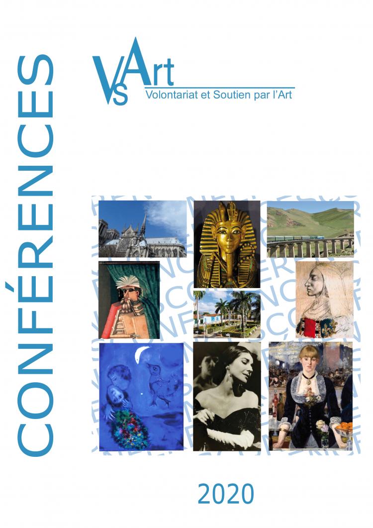 NEW : Parution du catalogue des conférences culturelles 2020 de VSArt Paris !