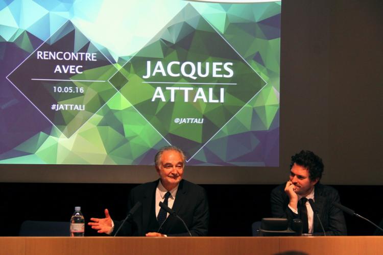 Attali invité par IMS Entreprendre pour la Cité à parler d'économie positive