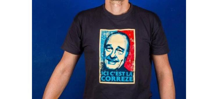 [SHOPPING] Les t-shirts Jacques Chirac qui soutiennent la fondation
