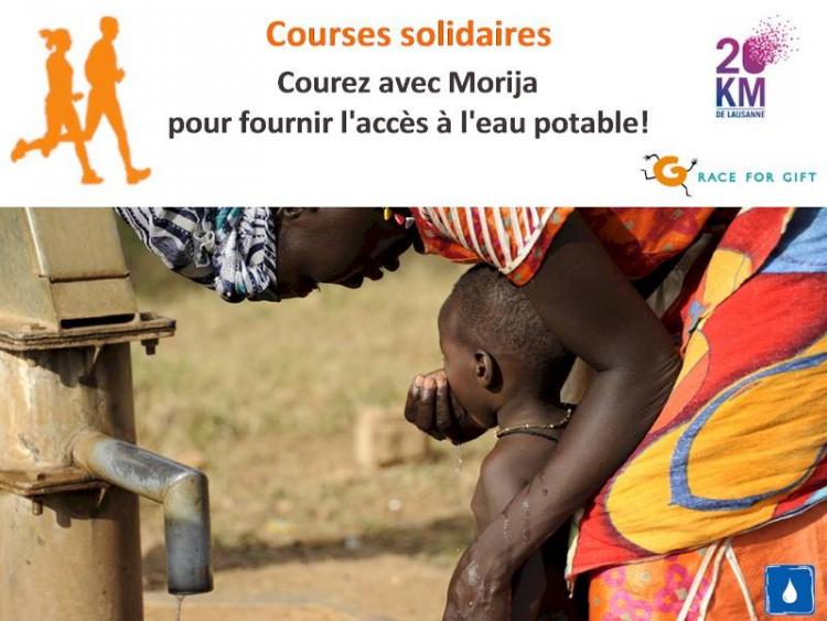 Courez avec Morija pour fournir l'accès à l'eau potable!