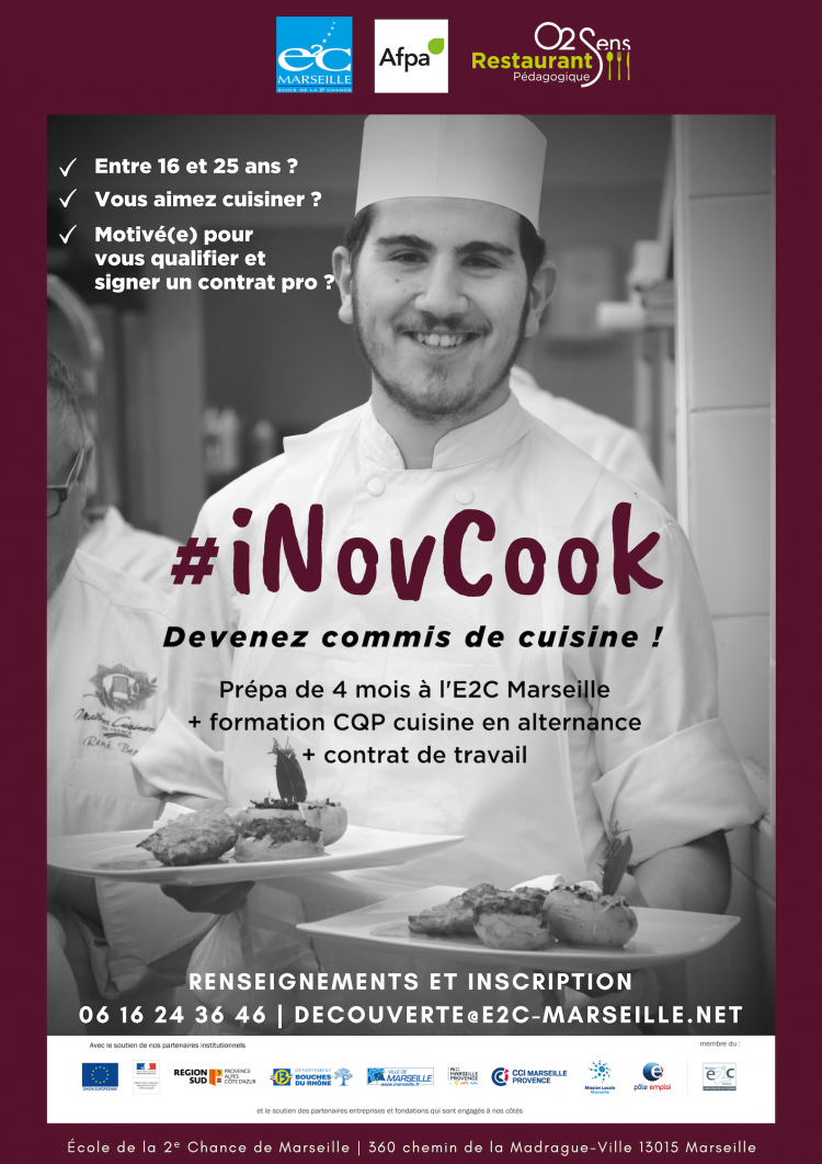 DEVENEZ COMMIS DE CUISINE AVEC LA PRÉPA #INOVCOOK !