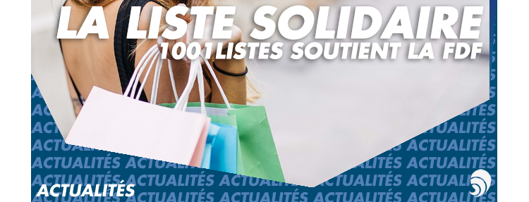 1001listes soutient la Fondation de France avec la Liste solidaire