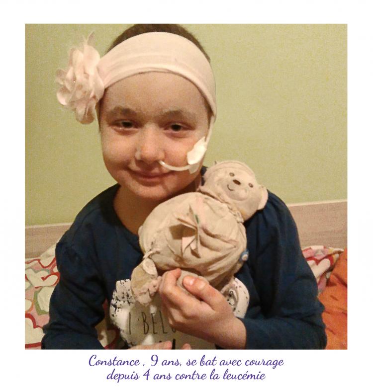 Constance, princesse guerrière de 9 ans se bat contre la leucémie