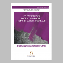 Étude chiffrée - Les entreprises face au handicap : freins et leviers pour agir