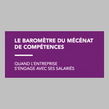 Le baromètre du mécénat de compétences