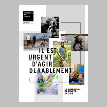 Il est urgent d'agir durablement : rapport d'activité 2019 de la Fondation de France