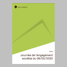 Actes de la journée de l'engagement sociétal du 6 février 2020