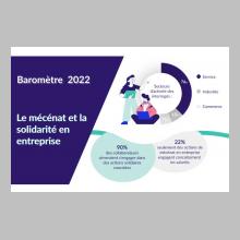 Communiqué de presse - étude sur les enjeux de l’engagement solidaire en entreprise en 2022