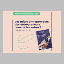 Etude : les micro-entrepreneurs sont-ils des entrepreneurs comme les autres?