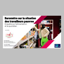 Baromètre national 2026 sur l'alimentation et la vie quotidienne des travailleurs pauvres