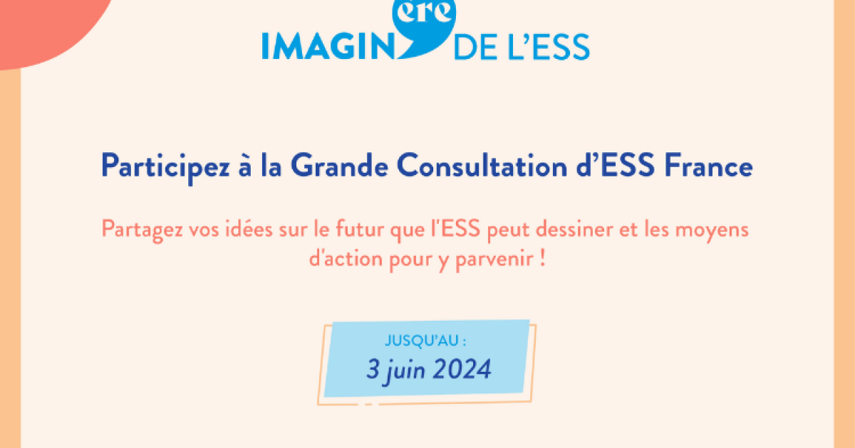 Design Ess Imagin’Ère de l’ESS : une grande consultation d’ESS France ouverte ...