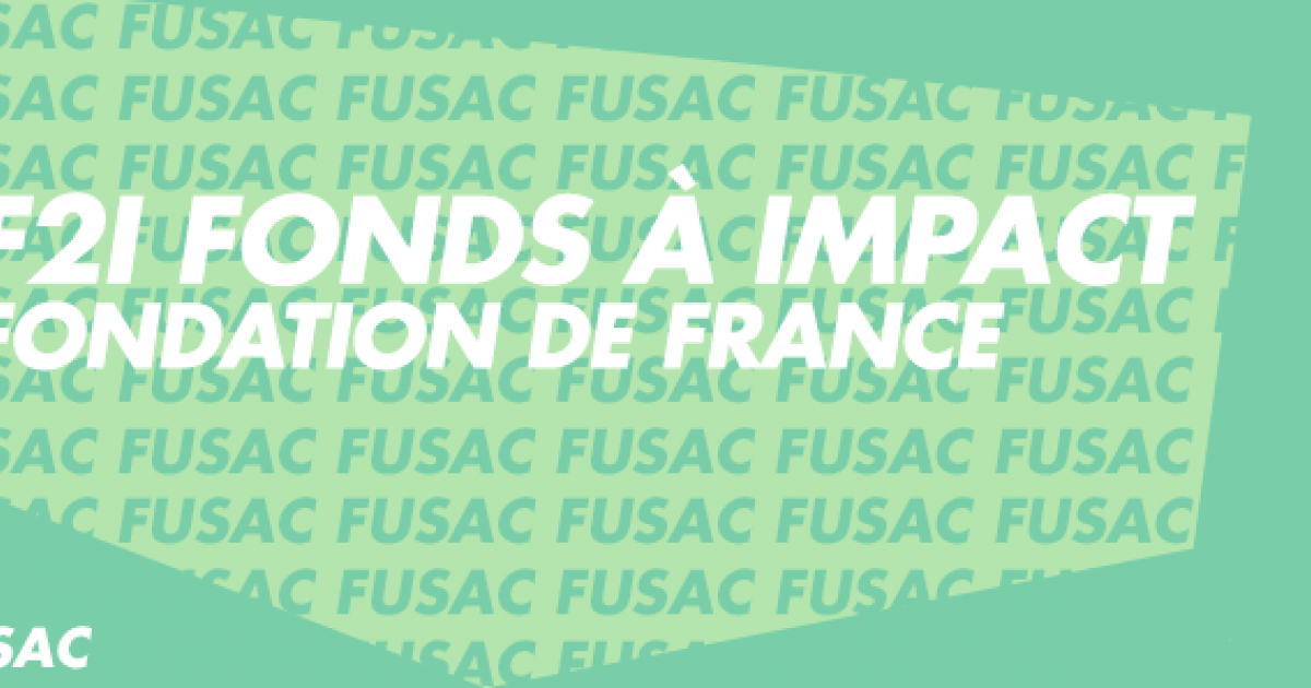 [FUSAC] La Fondation de France lance France 2i, son premier fonds à ...
