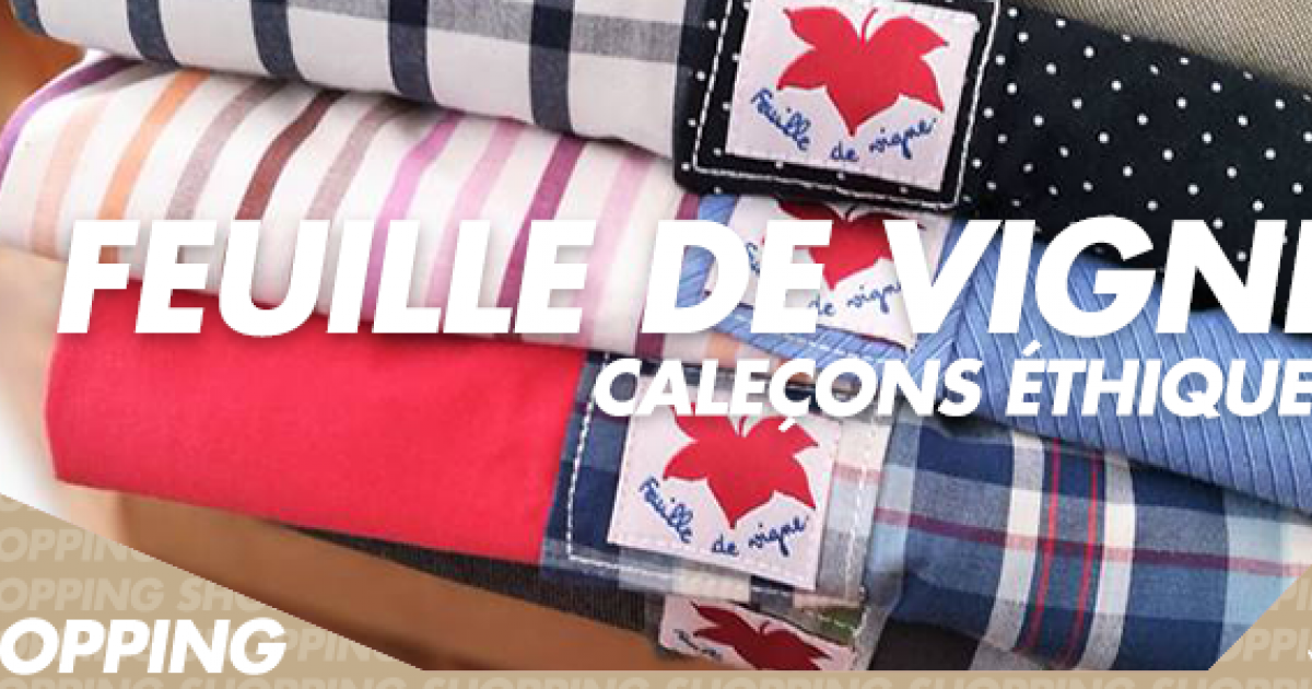 Feuille de Vigne, des caleçons comme cul et chemise Carenews INFO