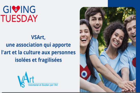 L'association VSArt célèbre Giving Tuesday le 30 novembre 2021