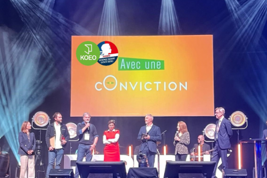 KOEO Trophée d'Argent à la Nuit de l'Innovation RH organisée par Républik-RH - Crédit photo : DR.