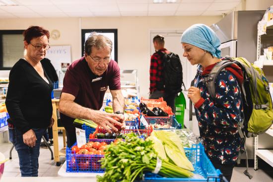 Épicerie solidaire du réseau Andès