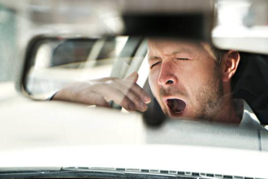 Personne somnolente au volant