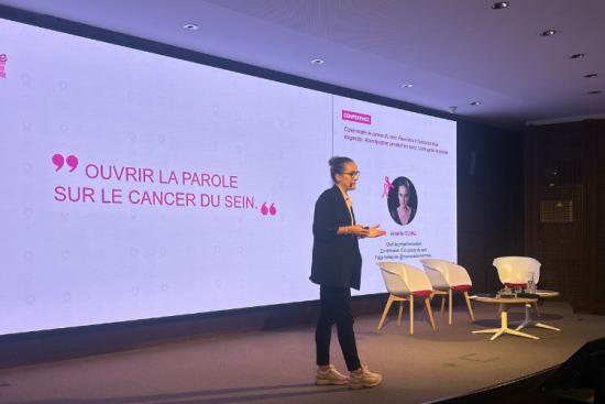 Conférence Octobre rose. Crédit : GPMA