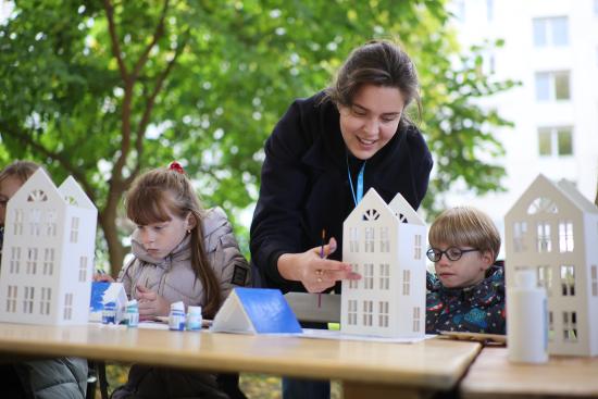 Evènement SOS Children's Villages in Ukraine. Crédit : SOMFY