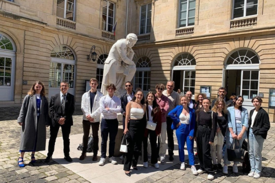 Remise de prix au Collège de France. Crédit : Collège de France