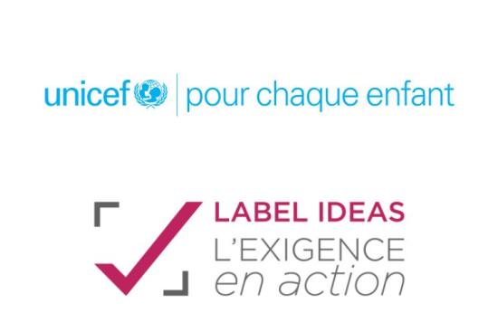 Label IDEAS pour UNICEF France